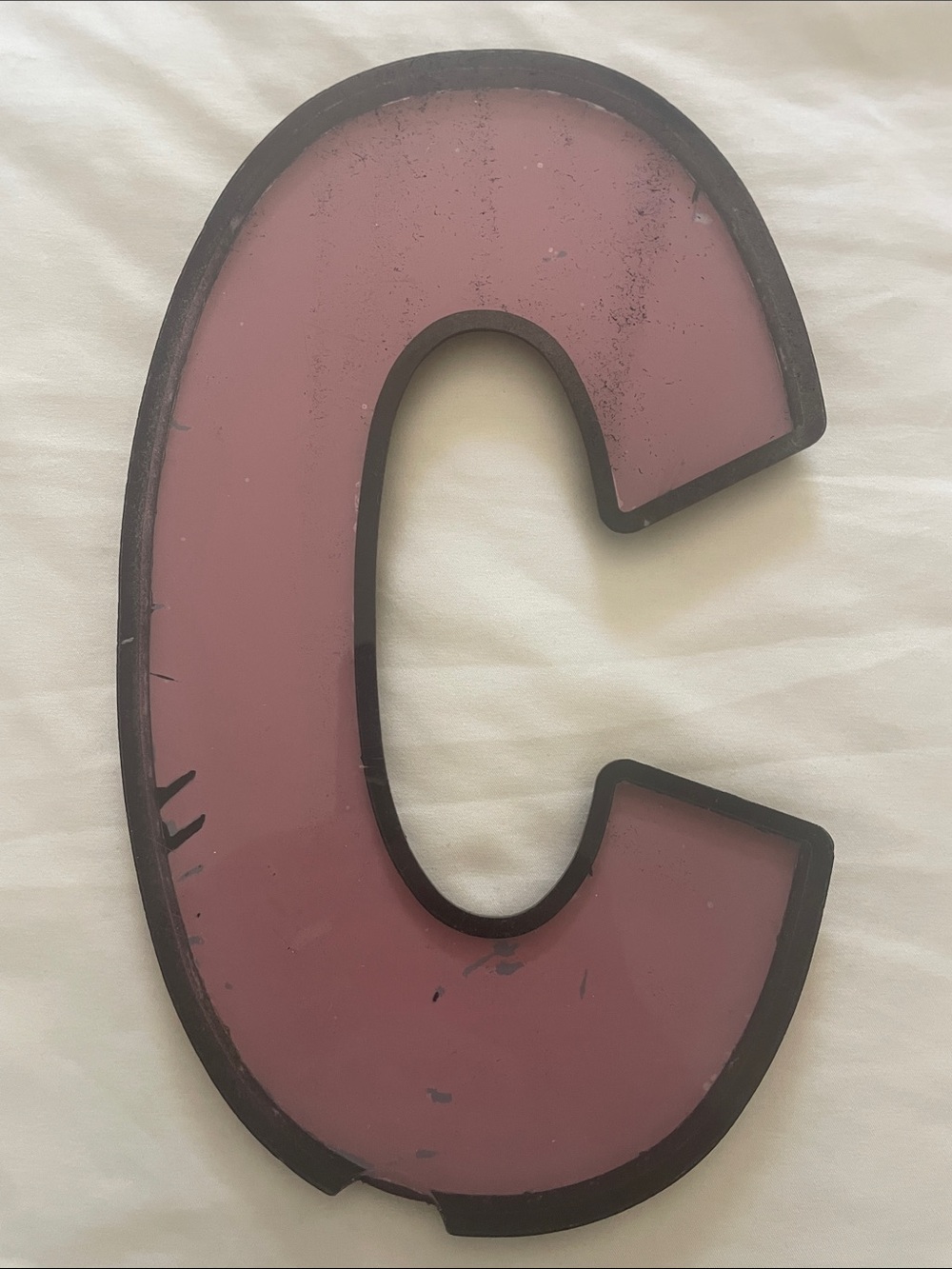 Vintage Letter ‘C’ Authentic Sign Letter